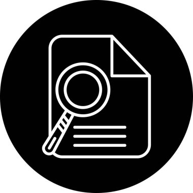 Veri Analizi işi ve finans ikonu vektör illüstrasyonuName