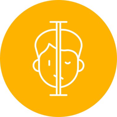 Bipolar ağ ikonu vektör illüstrasyonu