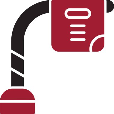 Sokak lambası. Web simgesi basit illüstrasyon 