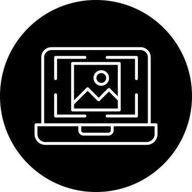 Çözüm. Web simgesi basit illüstrasyon 