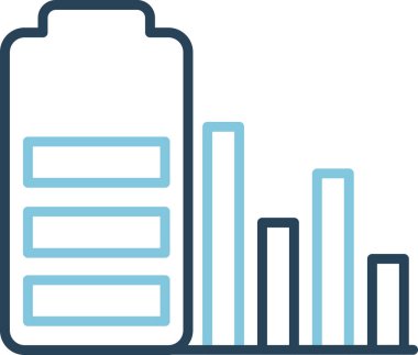 Kullanım Geçmişi simgesinin vektör illüstrasyonu