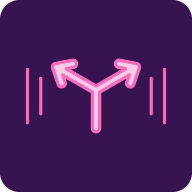 Basit oklar. Web simgesi illüstrasyonu