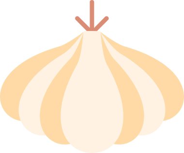 Sarımsak. Web simgesi basit tasarım 