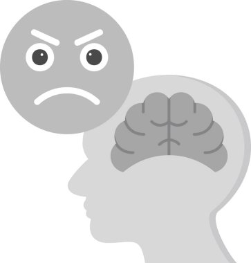 kızgın ifade vektör illüstrasyon tasarımı 