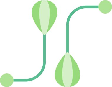 Beyaz Arkaplanda Kapari Vektör Simgesi İzole Edildi  