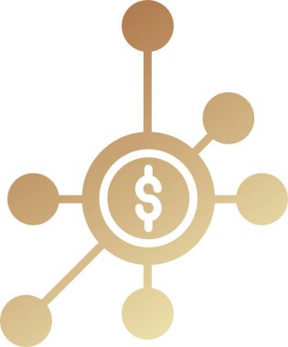 Basit çeşitlendirme düz vektör simgesi