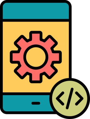 Cep telefonu. basit tasarım vektörü