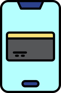 Ödeme Servis simgesi düz stil