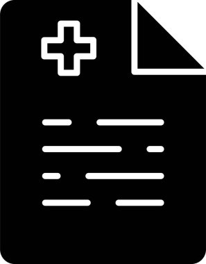 Sağlık Sigortası pano simgesi, vektör illüstrasyonu