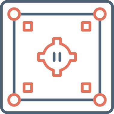 Dohyo. Web simgesi basit illüstrasyon