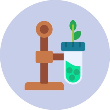 Basit Biyoloji simgesinin vektör çizimi,