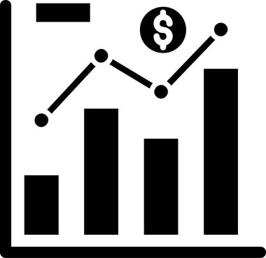 Ticaret şeması. Web simgesi basit illüstrasyon