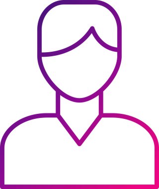 Denetleyici avatar simgesi vektör illüstrasyonu 