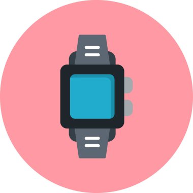 smartwatch simgesi, vektör illüstrasyonu basit tasarım