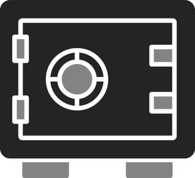 güvenli simge vektör illüstrasyonu 