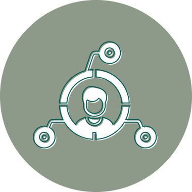 Soyut bir kullanıcı verisinin yenilikçi vektör gösterimi.