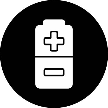 Pil. Web simgesi basit illüstrasyon