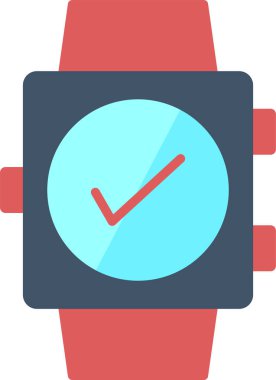 akıllı saat simgesi, vektör illüstrasyonu basit tasarım