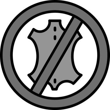 Deri simge vektör illüstrasyonu yok