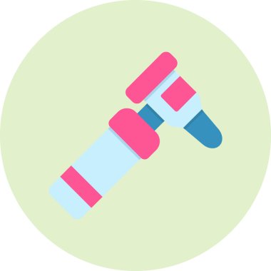 Otoscope simgesi vektör illüstrasyon tasarımı