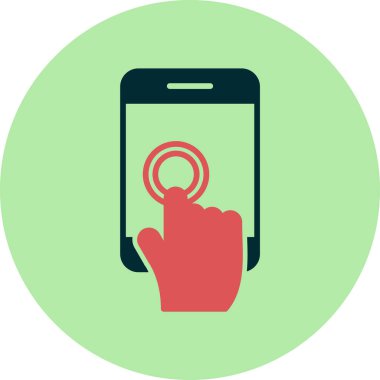 self servis. Web simgesi basit illüstrasyon