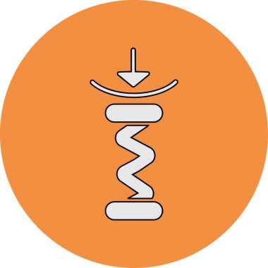 Bahar Simgesi, Beyaz Arkaplanda Vektör İllüstrasyonu 