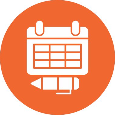 zamanlama, takvim simgesi vektör illüstrasyonu