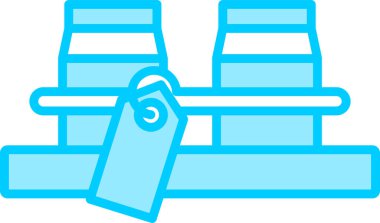 Taslak biçimdeki basit İndirim simgesi