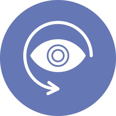 Deja Vu. Web simgesi basit tasarım