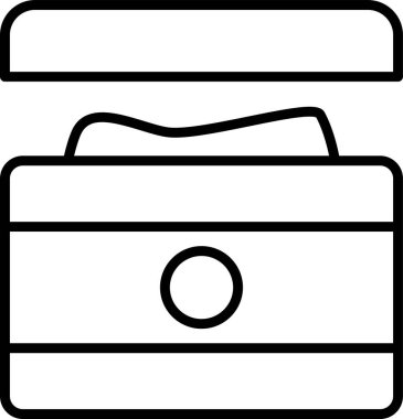 Saç cilası. Web simgesi basit tasarım