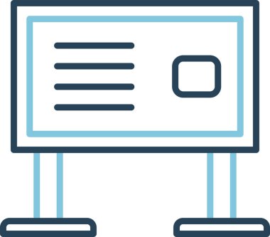 Web simgesi vektör illüstrasyonunu imzala