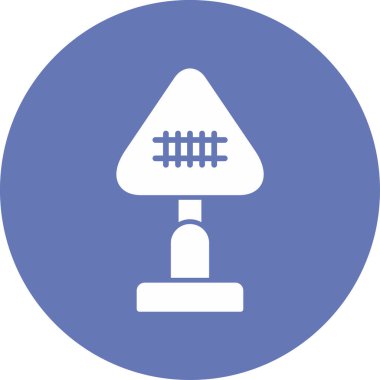 Demiryolu simgesi vektör illüstrasyonu