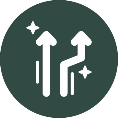 Basit oklar. Web simgesi illüstrasyonu