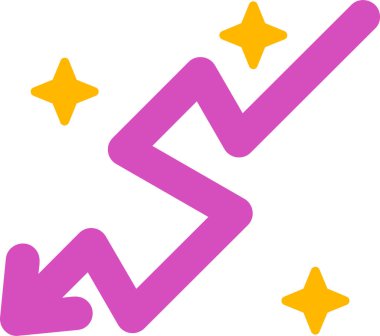 Basit oklar. Web simgesi illüstrasyonu