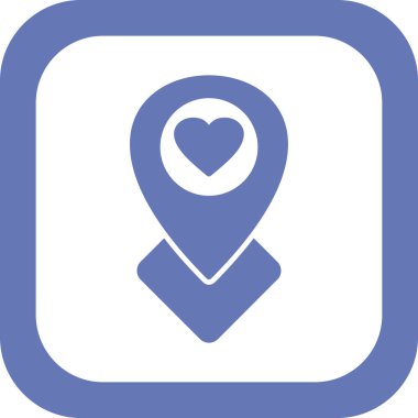 Konum haritası işaretleyici. vektör simgesi