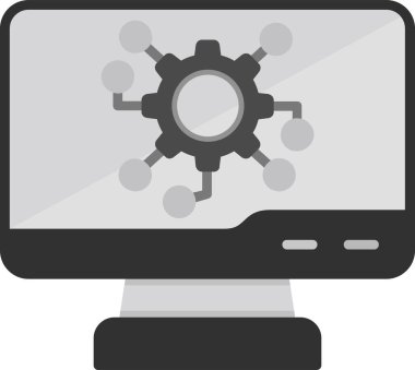 Dijital simge. Web tasarımı için özet çizim vektörü