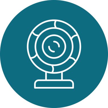 webcam simgesi, vektör illüstrasyonu