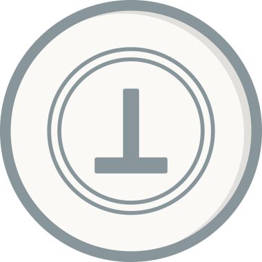 Beyaz arkaplan resimleme ile dikey simge tasarımı