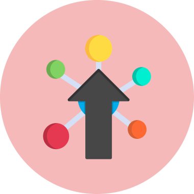 Ağ basit simgesinin vektör illüstrasyonu