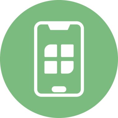 Cep telefonu. basit tasarım vektörü