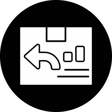 Kolay Dönüş web simgesi vektör çizimi