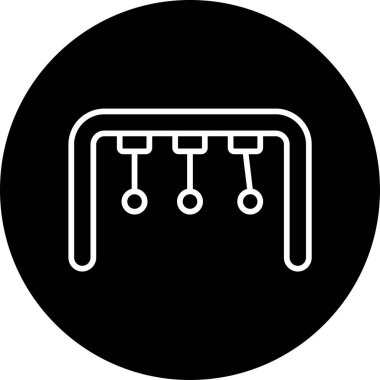 Momentum web simgesi vektör illüstrasyonu