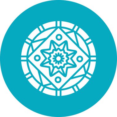 mandala tasarımı, web basit illüstrasyonu