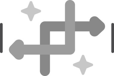 Basit oklar. Web simgesi illüstrasyonu