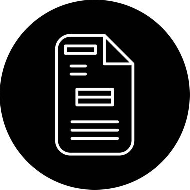 Planlayıcı. Web simgesi basit tasarım