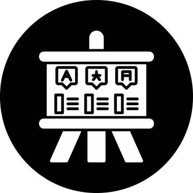 Dilbilim simgesi vektör illüstrasyon tasarımı