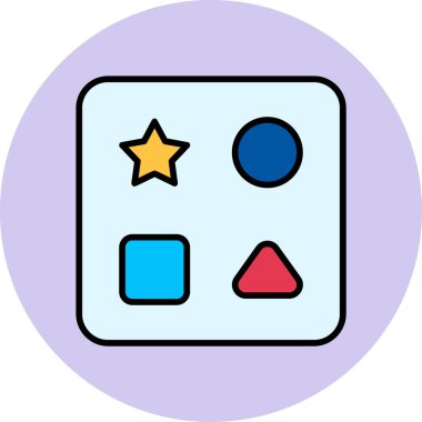 oyun web simgesi, basit illüstrasyon, Çeşitlilik simgesi