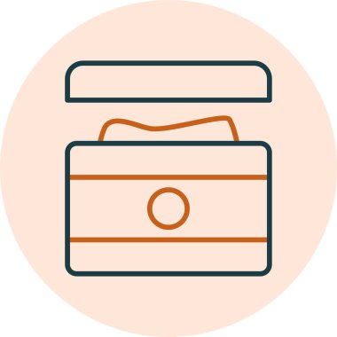 Saç cilası. Web simgesi basit tasarım