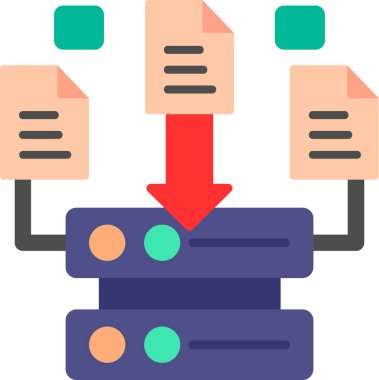 data düz vektör resimleme