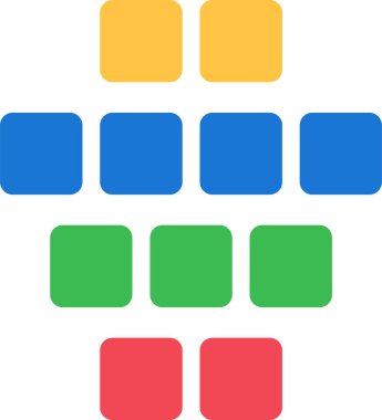 soyut vektör yapılandırılmış veri simgesi çizimi